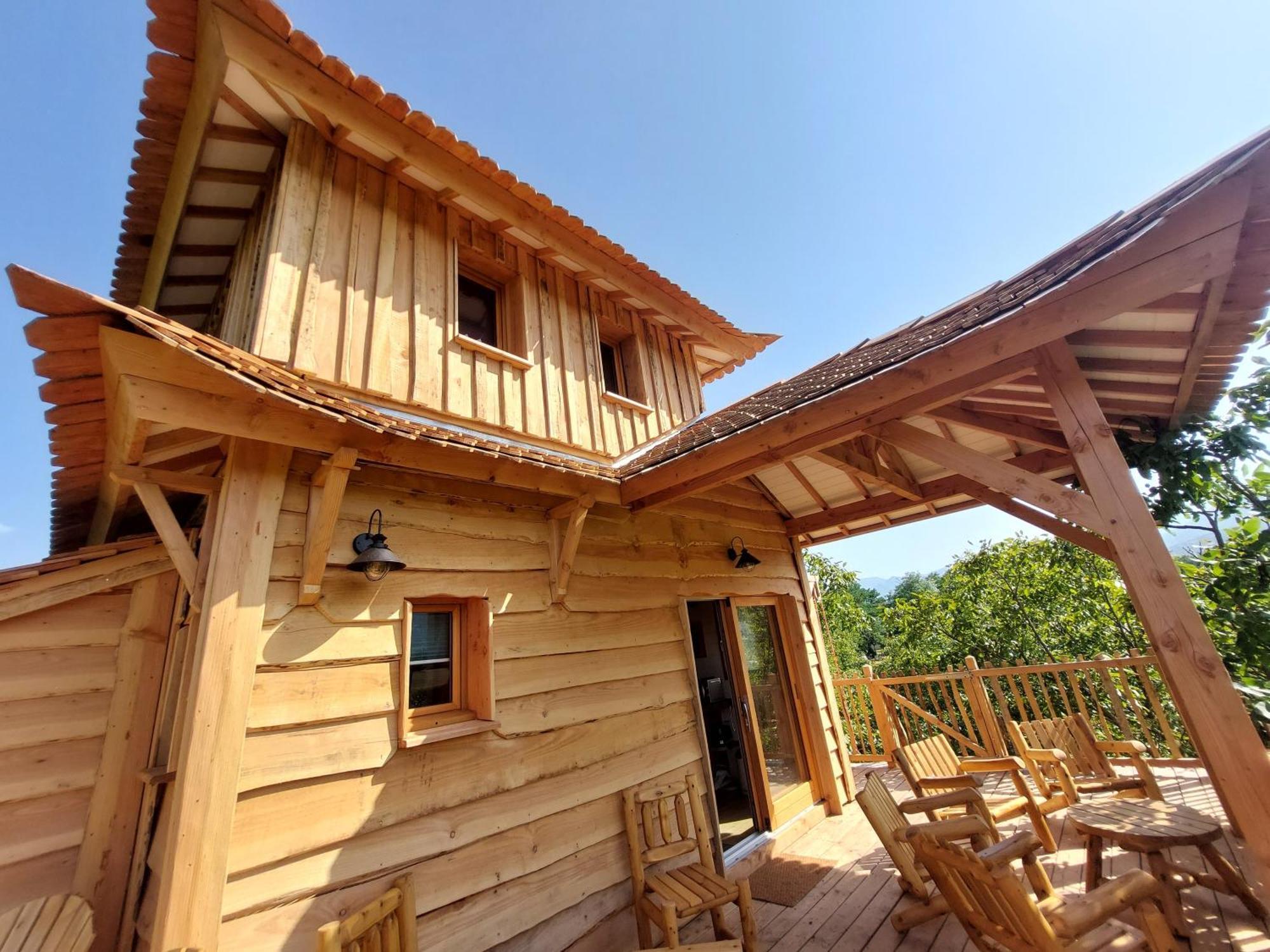Roulottes Au Pied Du Vercors Saint Jean en Royans Bagian luar foto